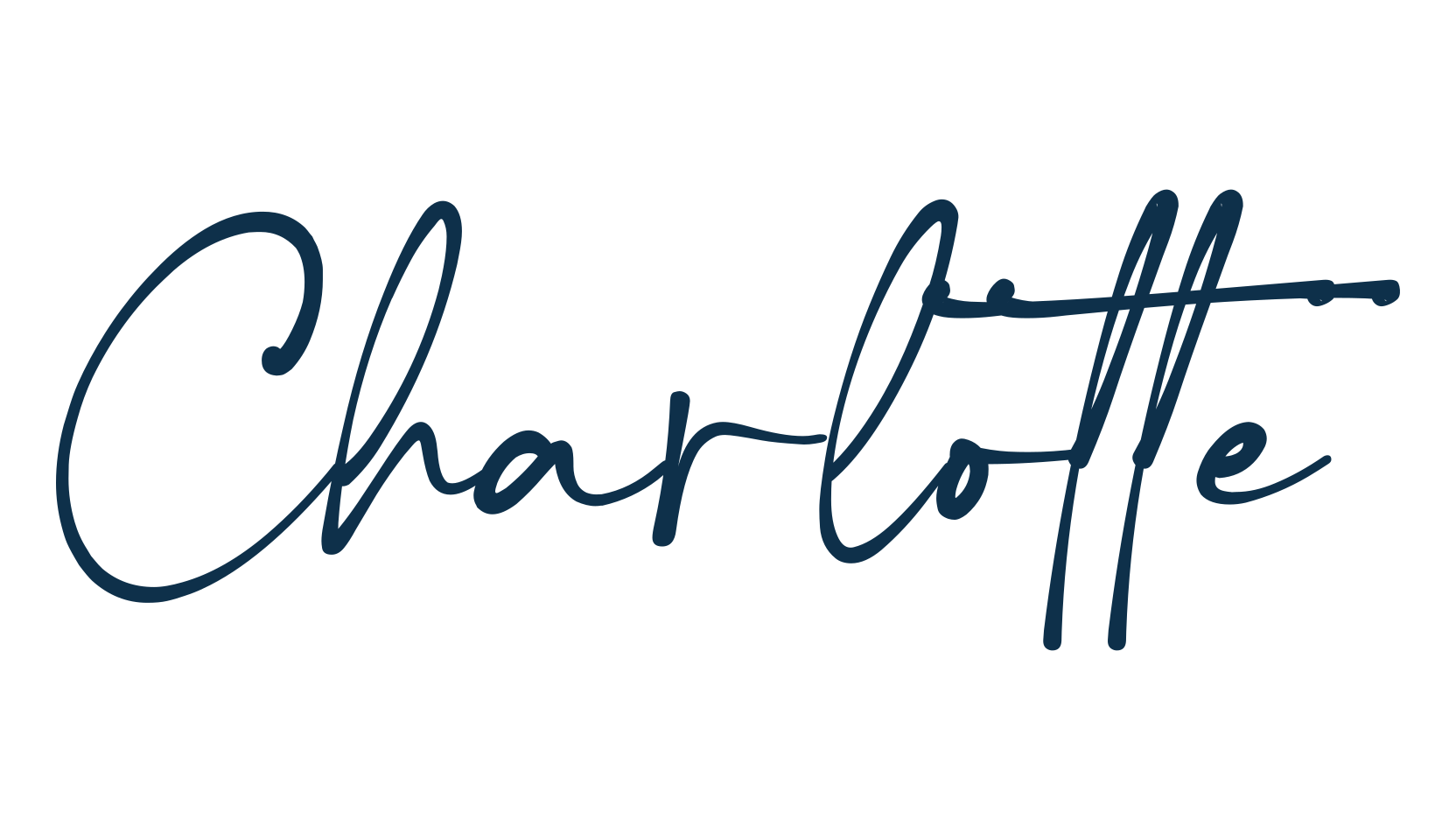 Charlotte (charlotte-6), calligraphy font preview