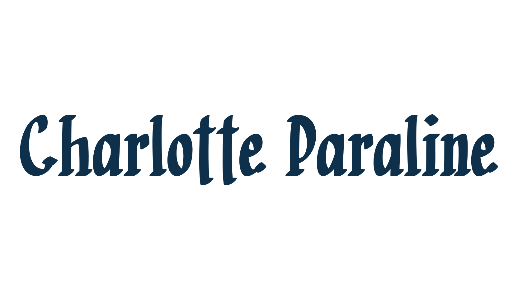 Charlotte Paraline, fancy various decorative font preview