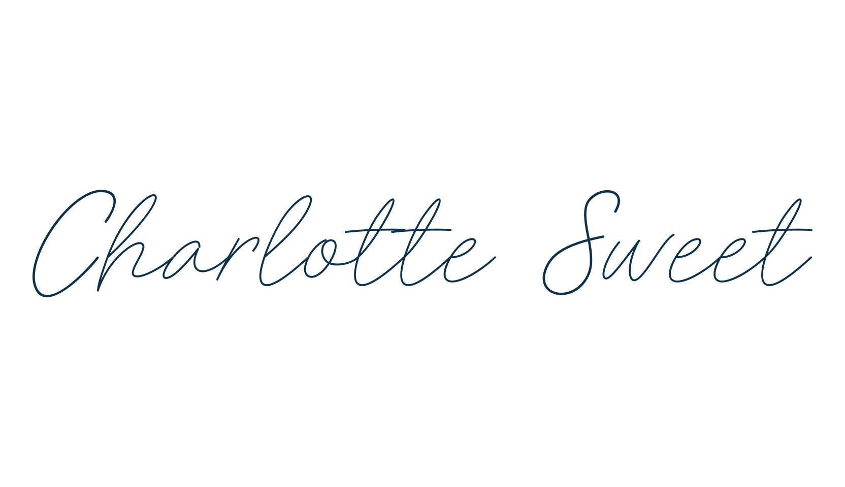 Charlotte Sweet, script handwritten fancy decorative calligraphy font preview