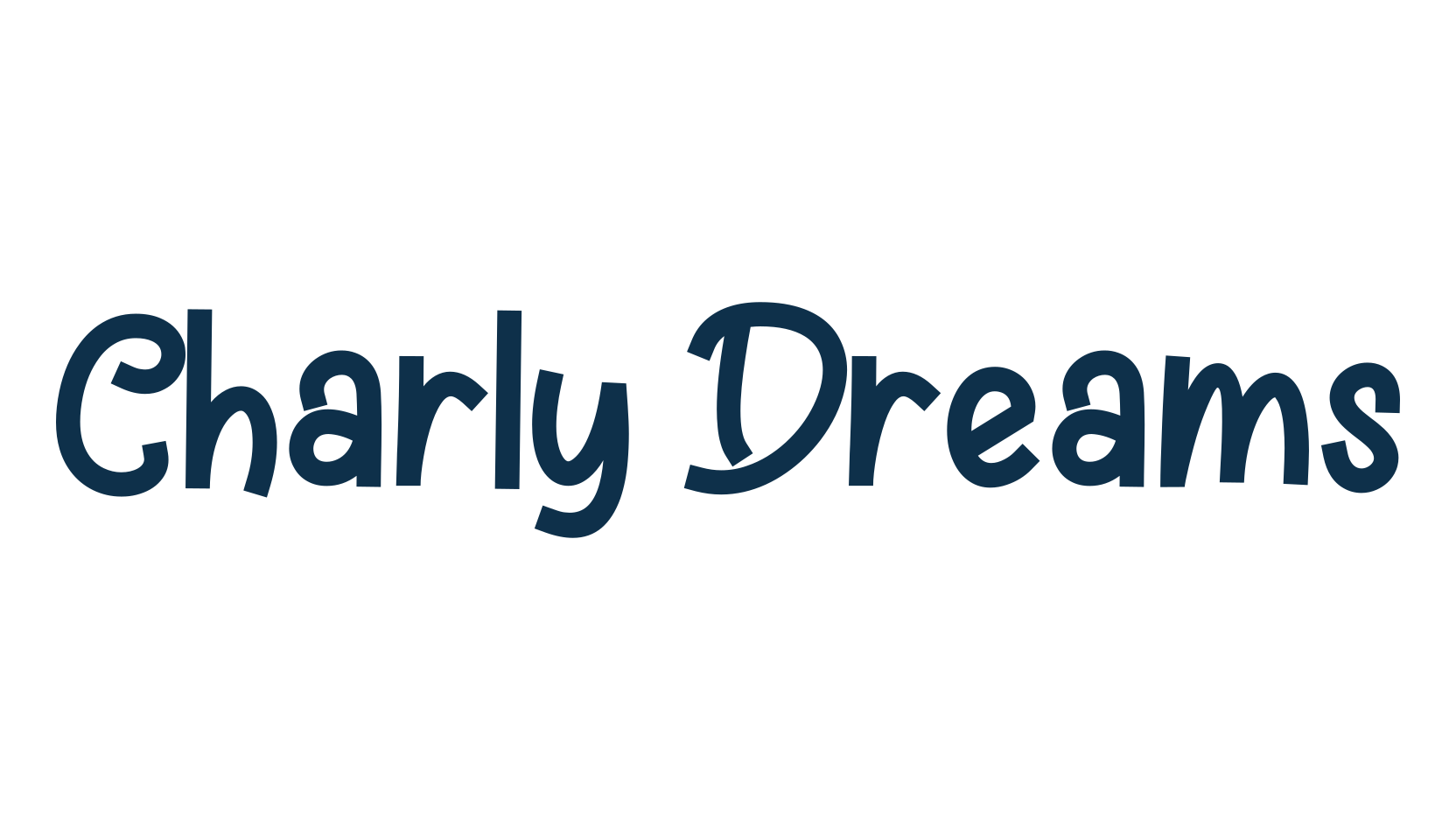 Charly Dreams, fancy cartoon decorative font preview