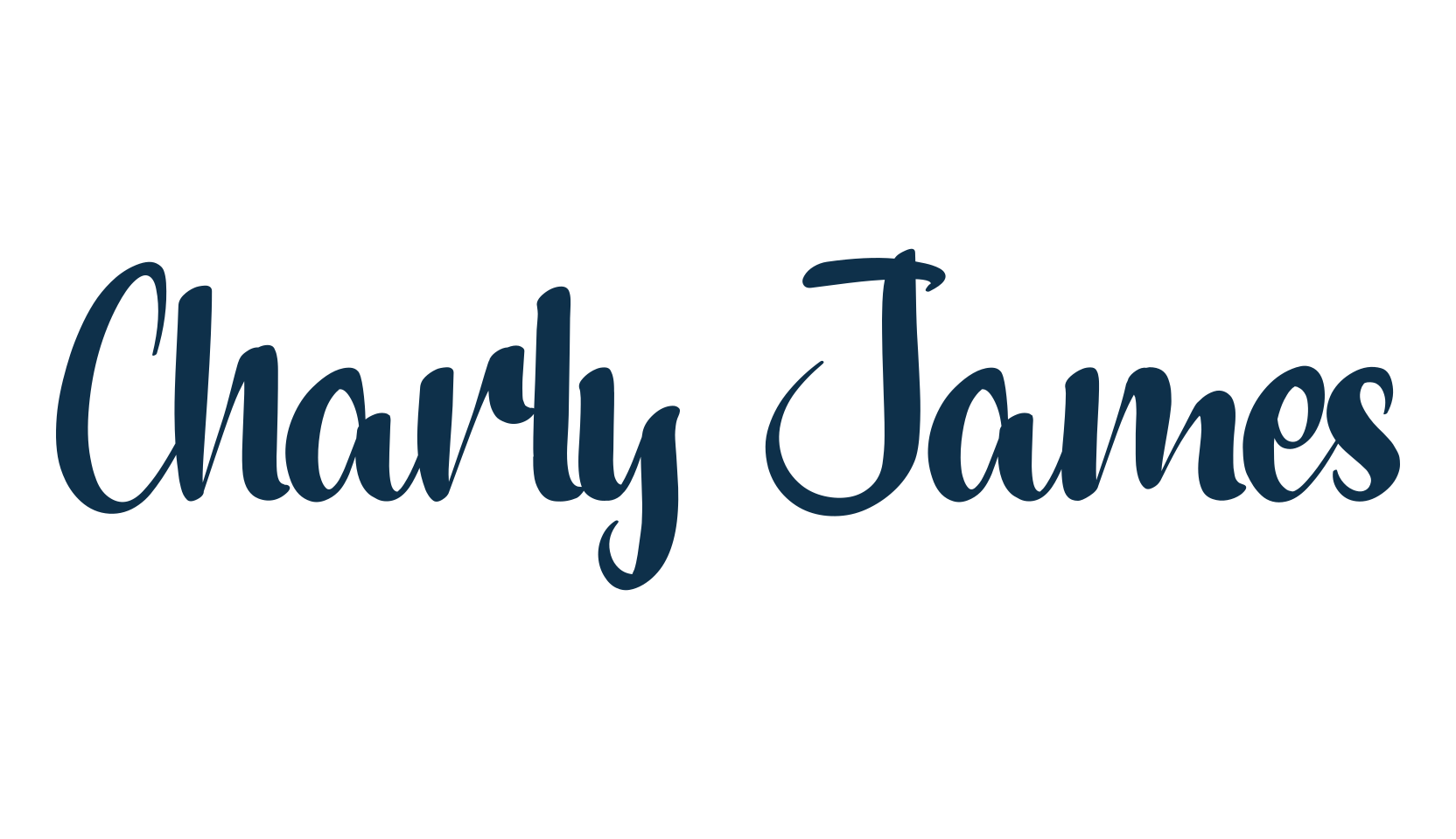 Charly James, fancy decorative font preview