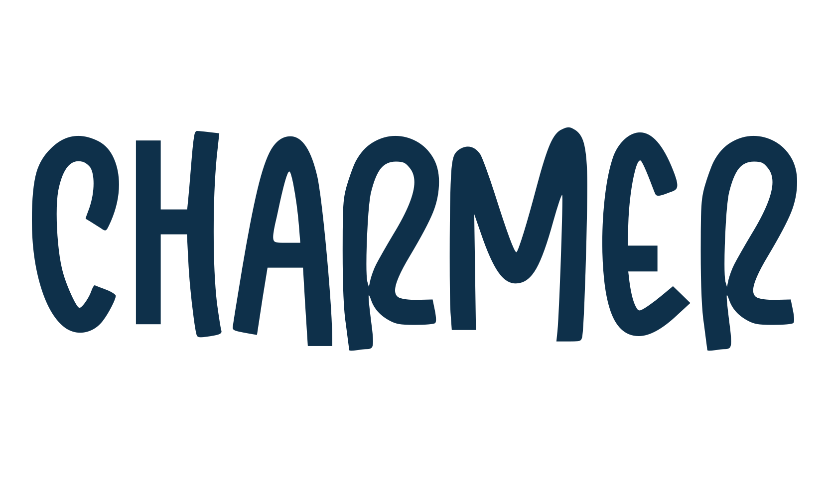 Charmer, fancy cartoon decorative font preview