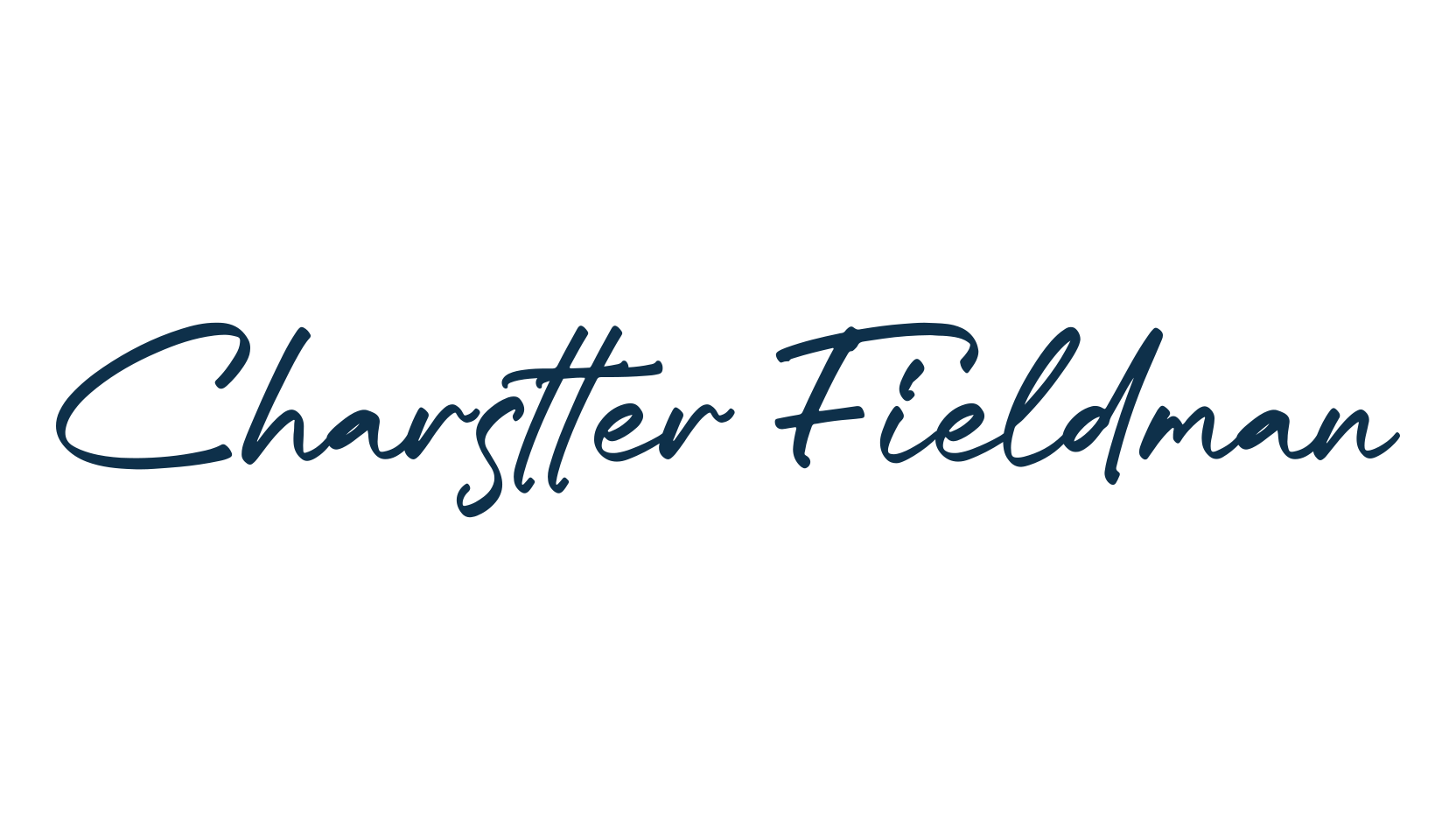 Charstter Fieldman, handwriting font preview