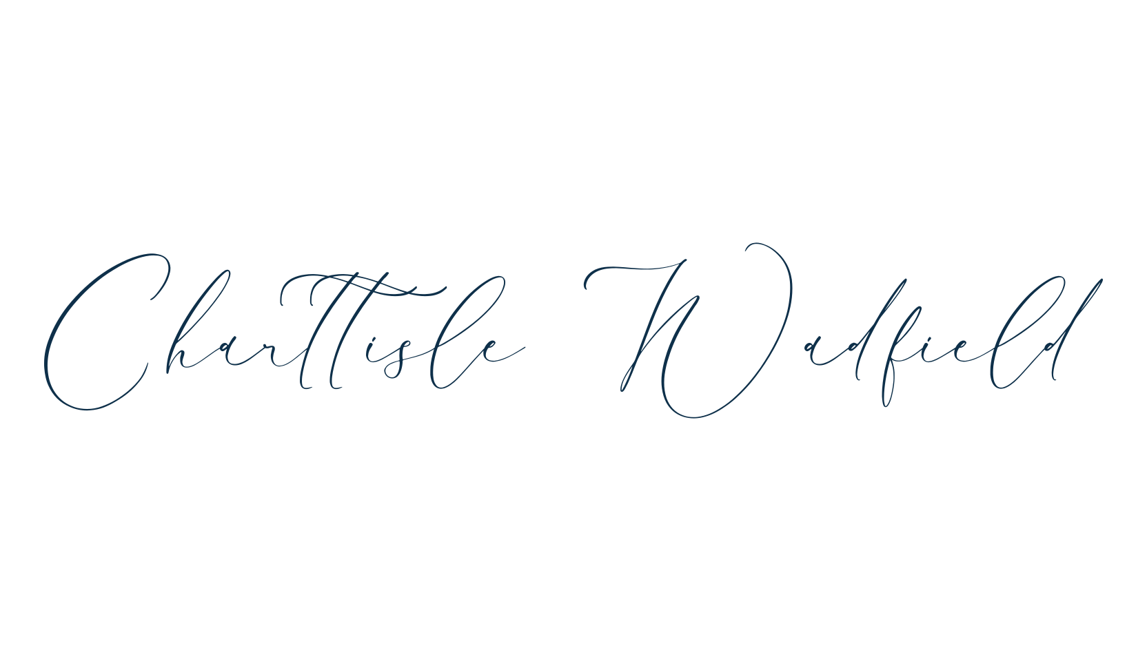 Charttisle Wadfield, script handwritten fancy decorative calligraphy font preview