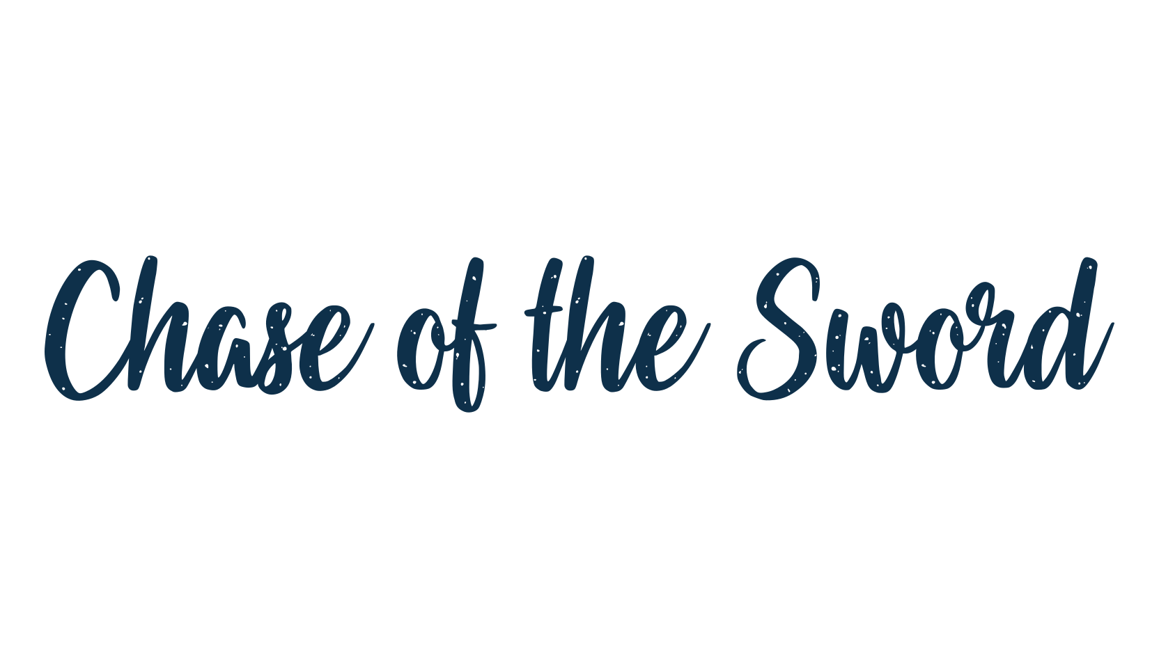 Chase of the Sword, fancy decorative font preview
