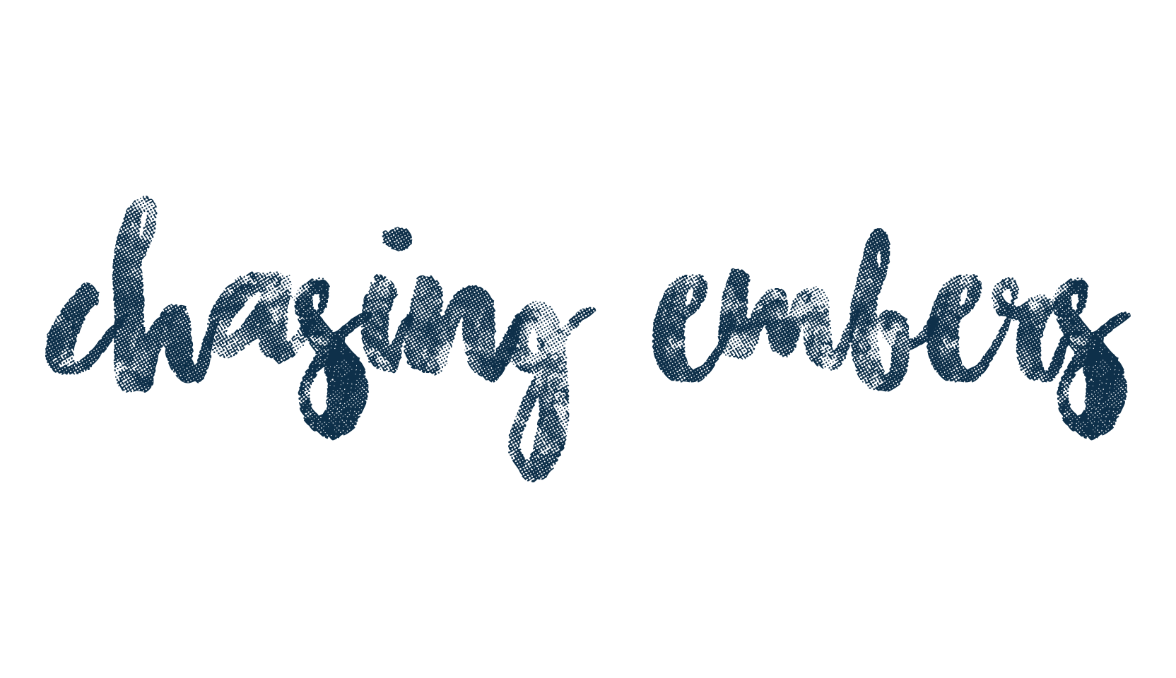 Chasing Embers, script brush fancy decorative calligraphy font preview