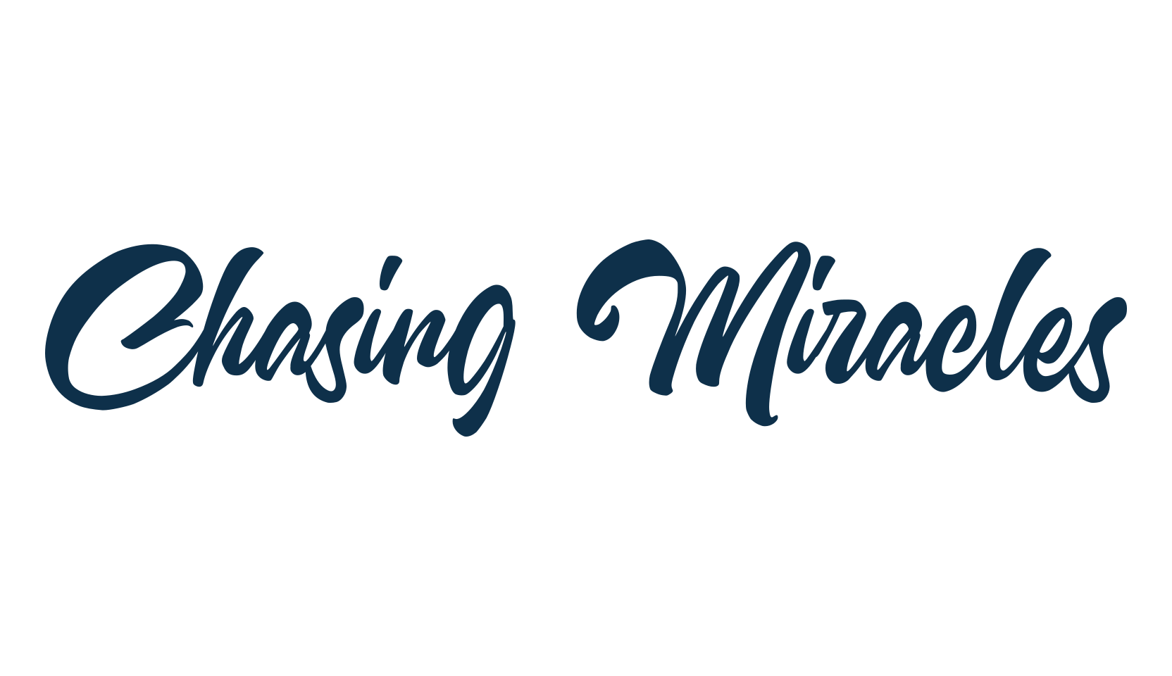 Chasing Miracles, brush font preview