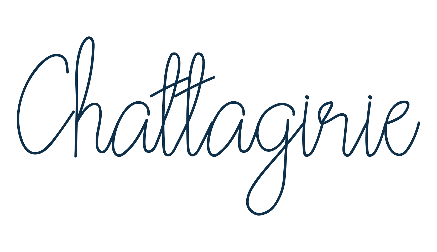 Chattagirie, script handwritten fancy decorative calligraphy font preview