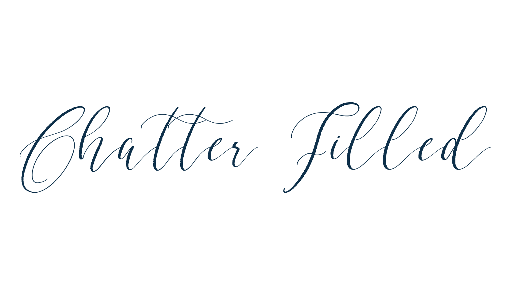 Chatter Filled, script calligraphy fancy decorative font preview