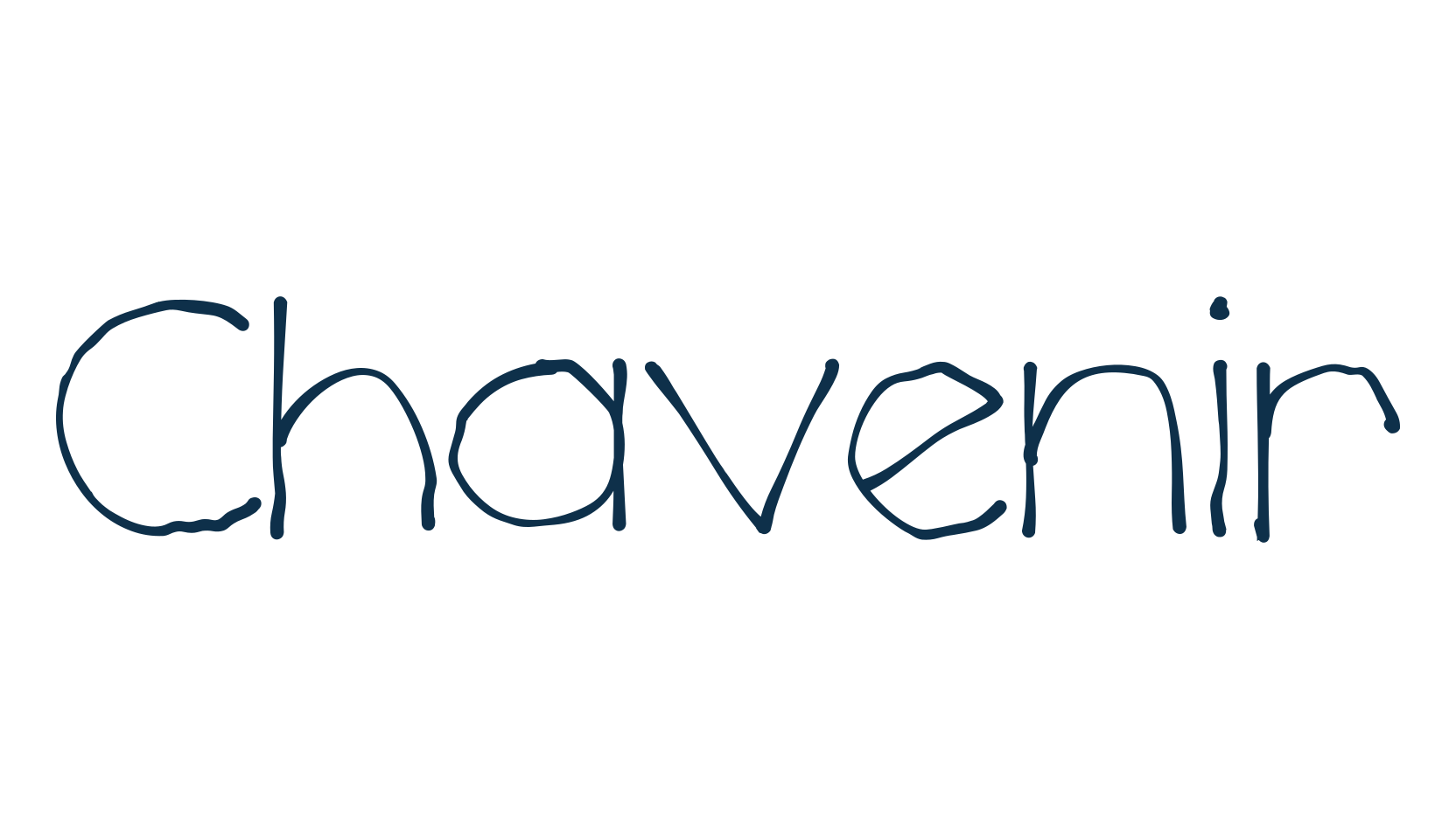 Chavenir, fancy decorative font preview