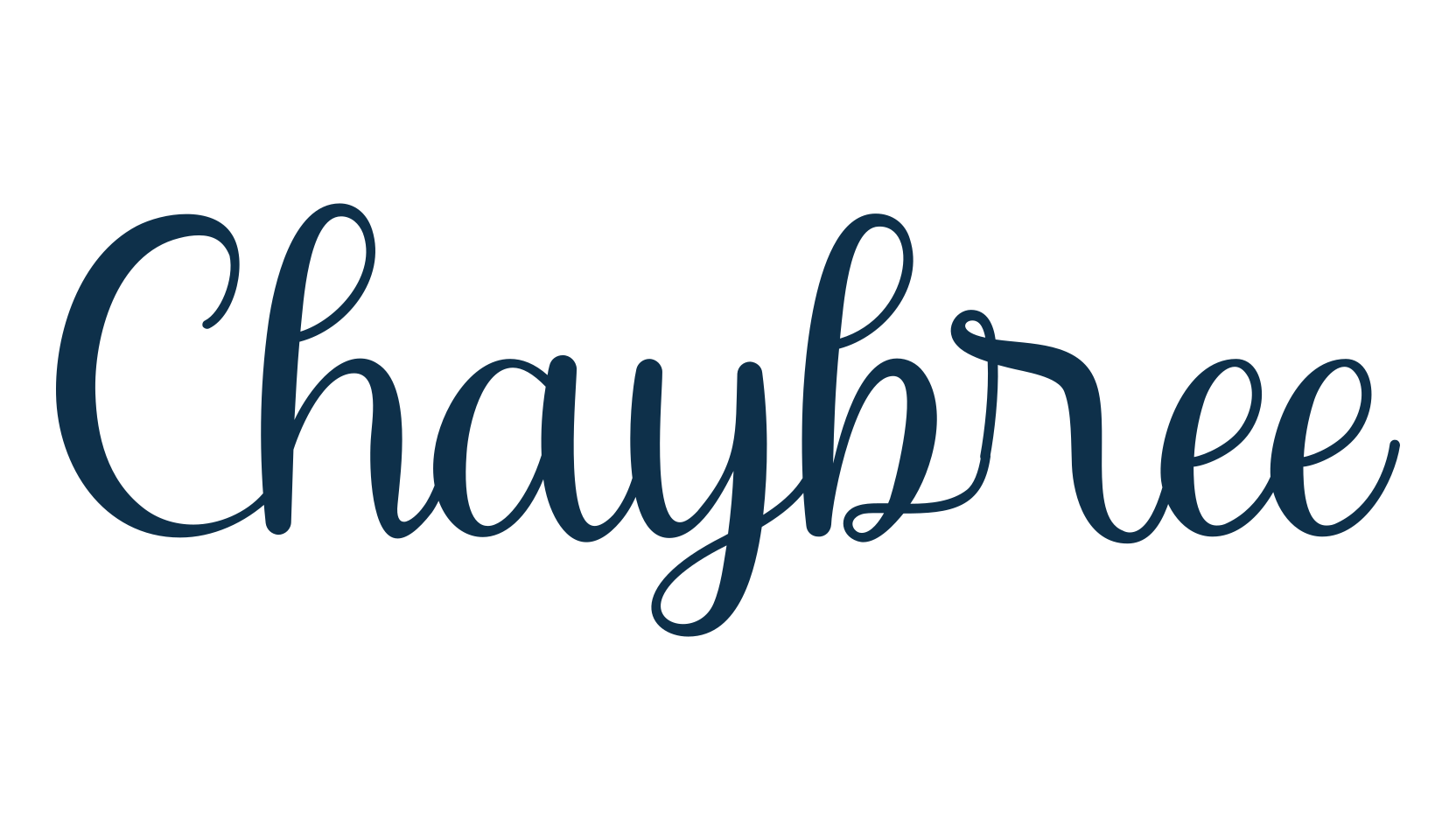 Chaybree, calligraphy font preview