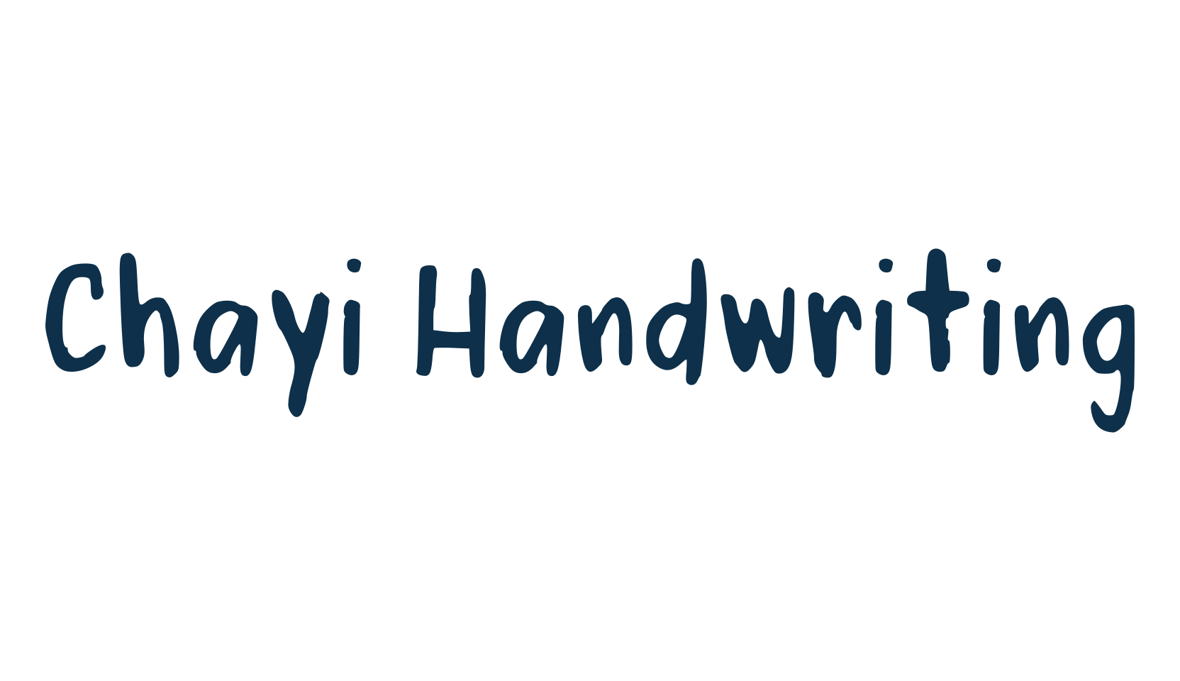 Chayi Handwriting, script handwritten fancy decorative calligraphy font preview