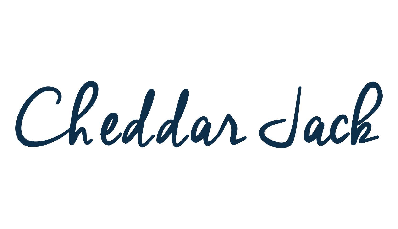 Cheddar Jack, handwriting font preview
