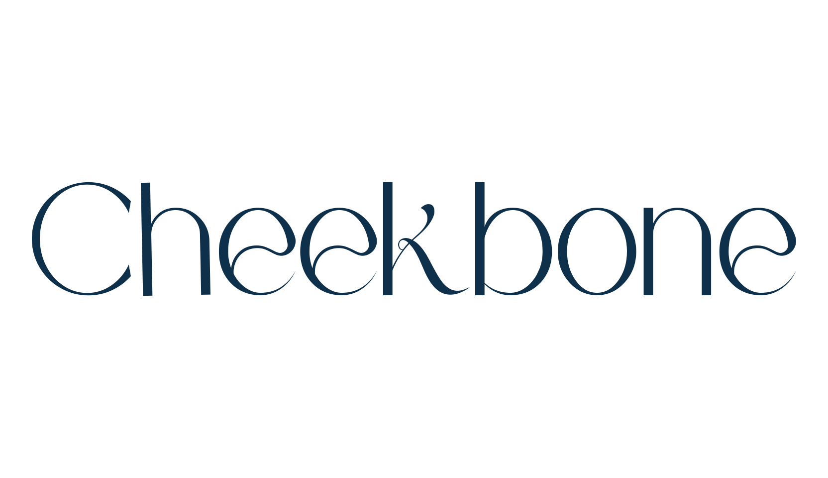 Cheekbone, retro font preview