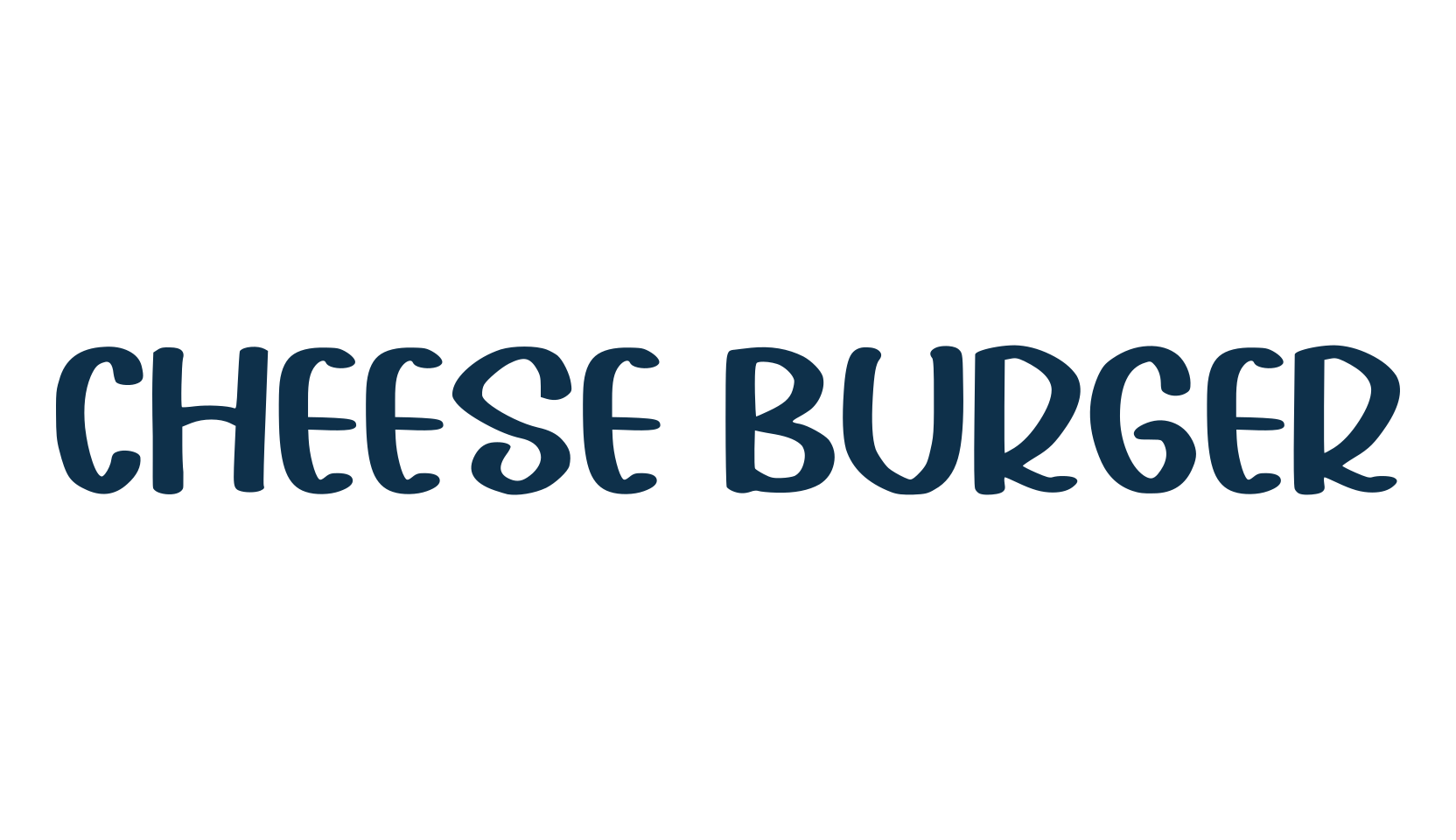Cheese Burger (cheese-burger-3), fancy cartoon decorative comic font preview