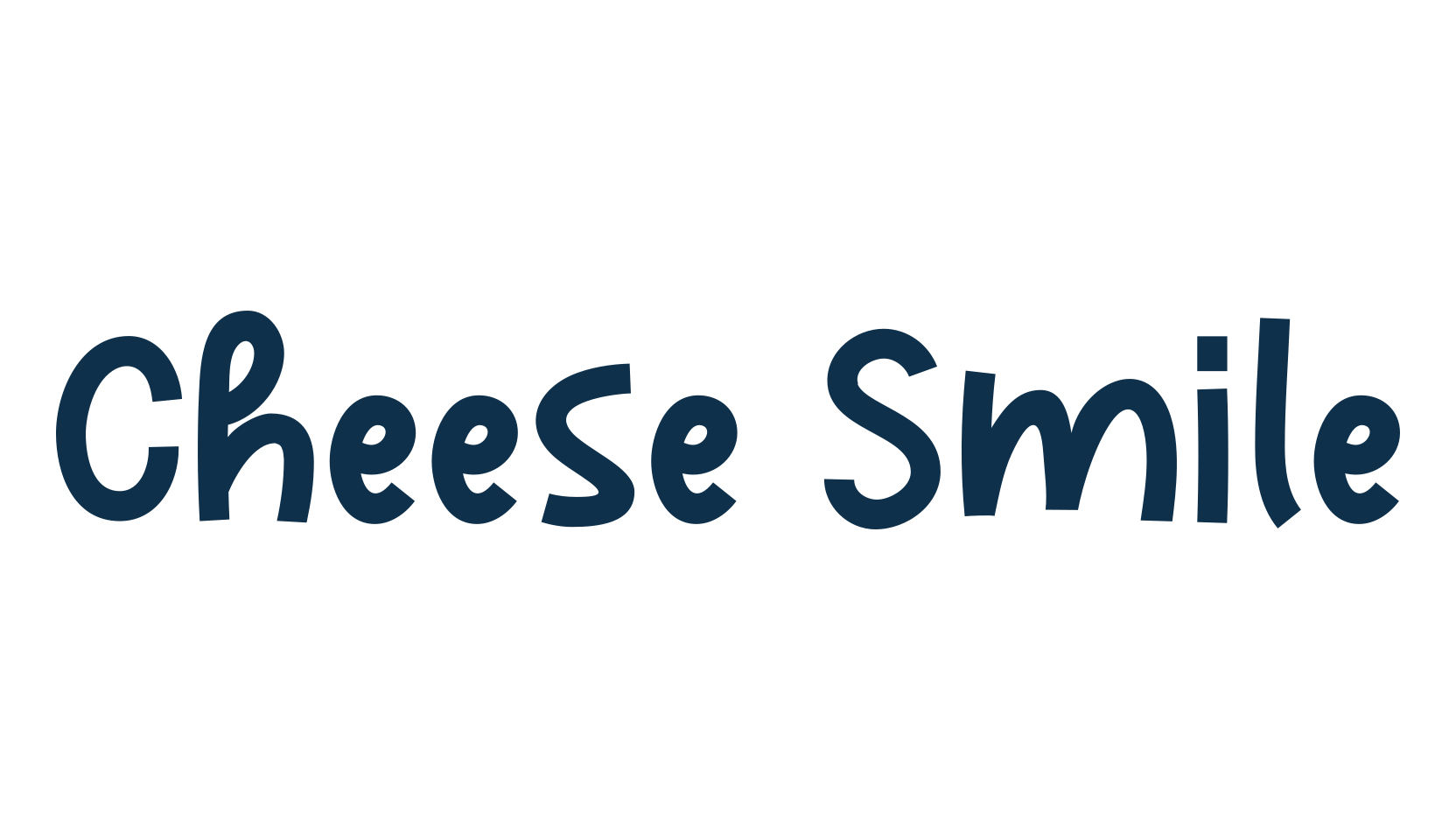 Cheese Smile, fancy cartoon decorative font preview