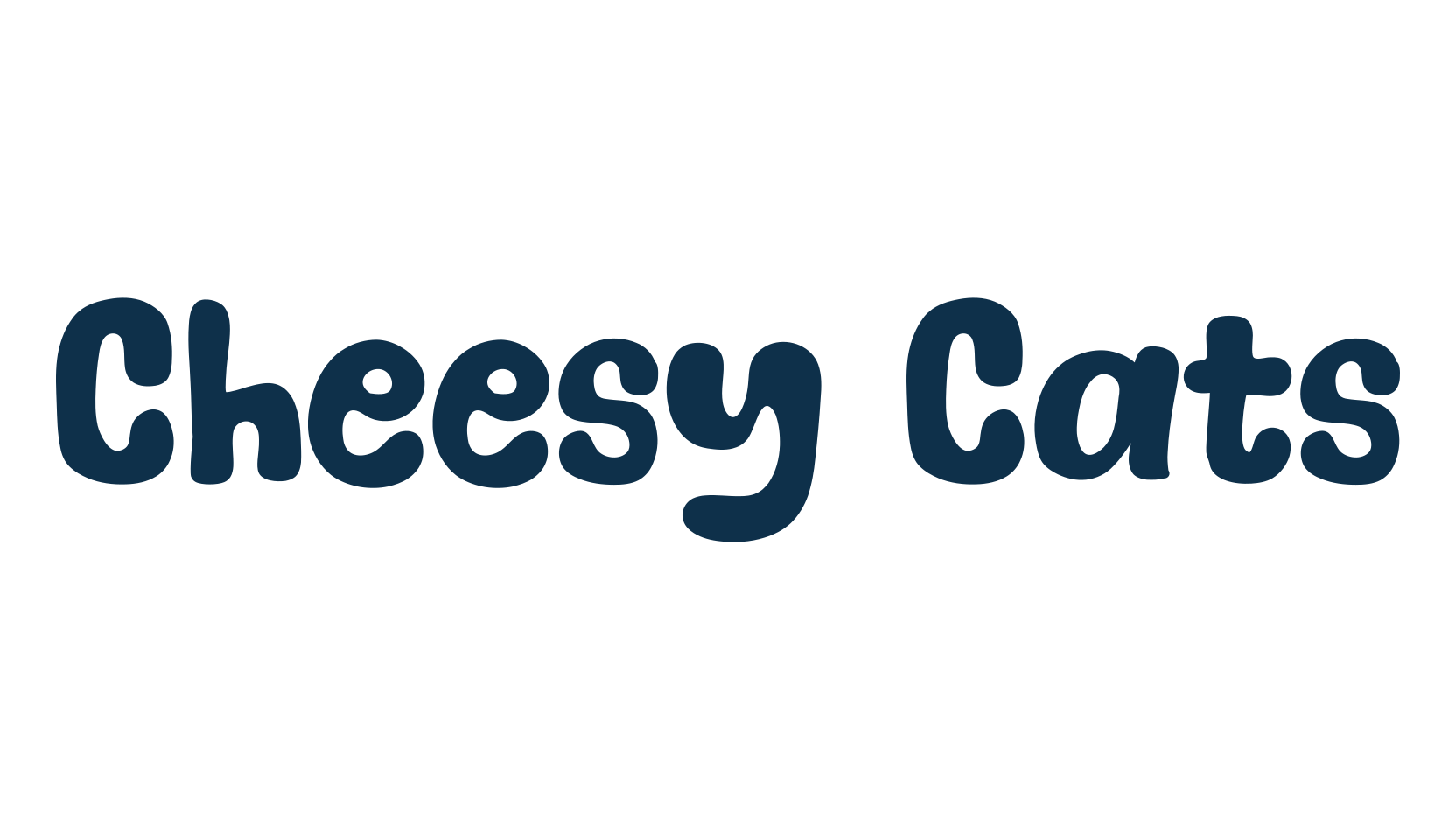 Cheesy Cats, cartoon font preview