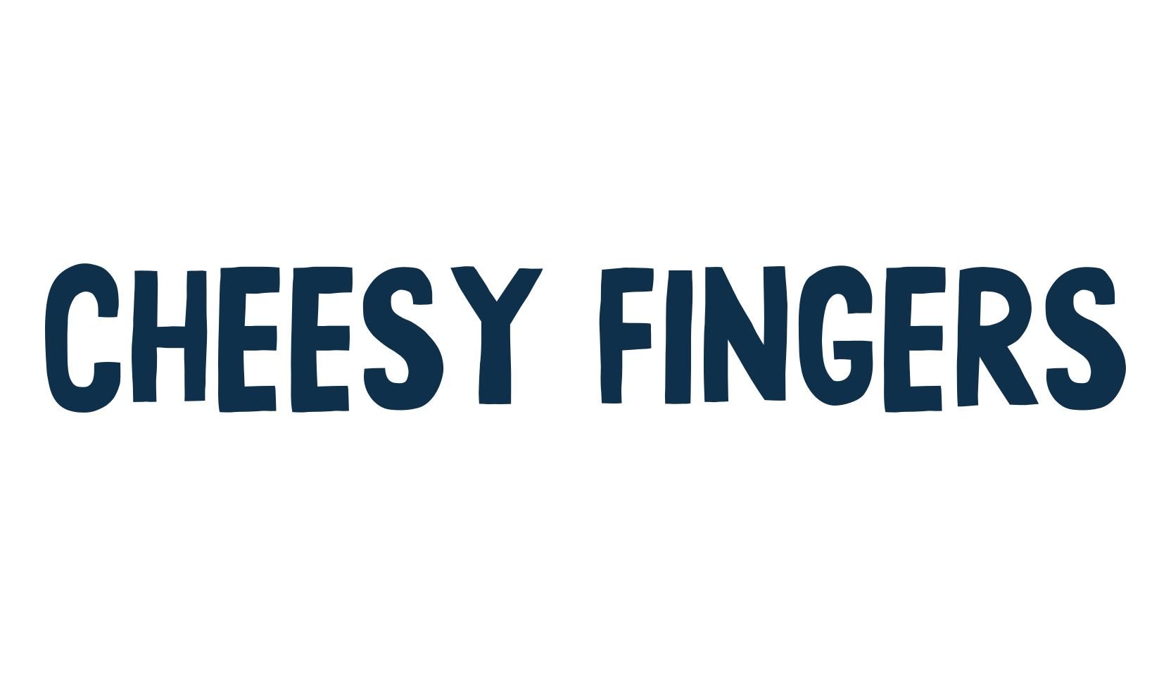 Cheesy Fingers, fancy cartoon decorative font preview