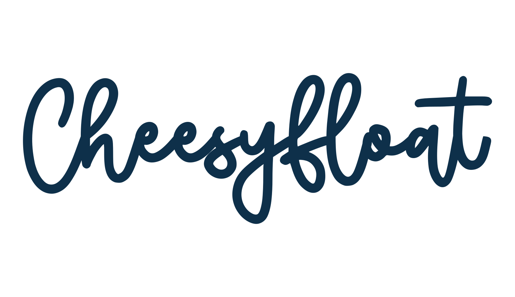 Cheesyfloat, script handwritten fancy decorative calligraphy font preview