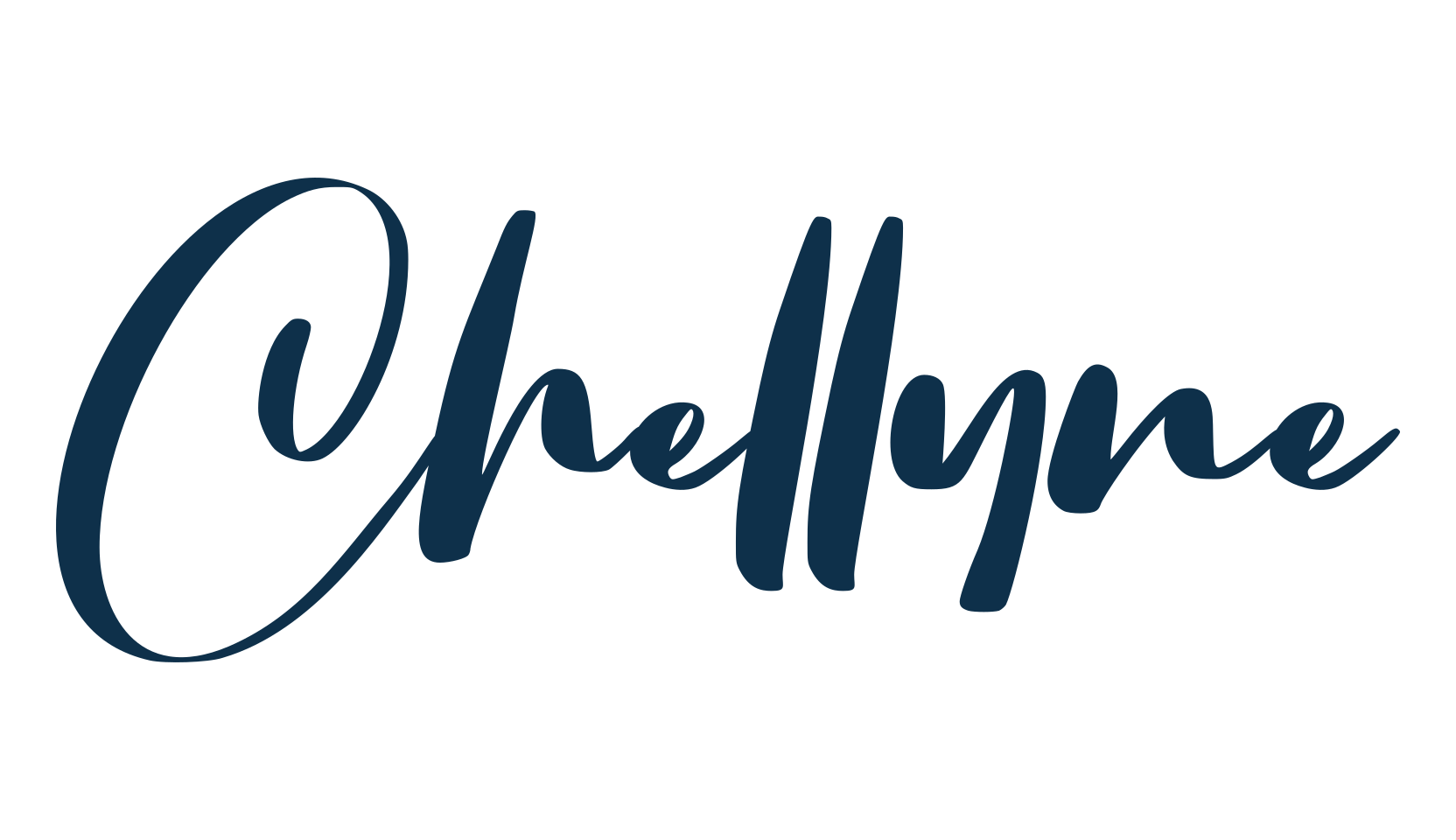 Chellyne, script brush fancy decorative calligraphy font preview