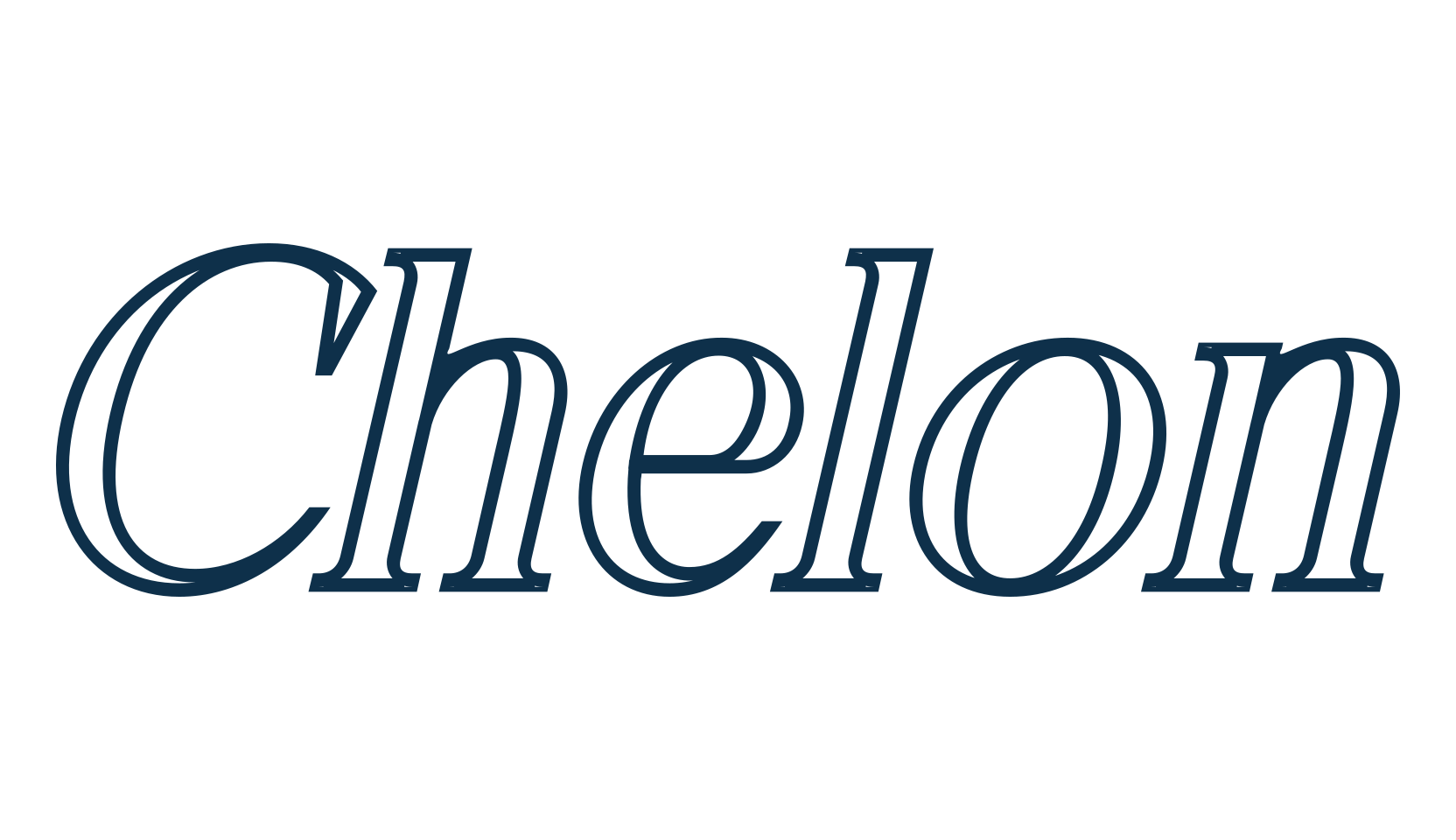 Chelon, basic serif font preview