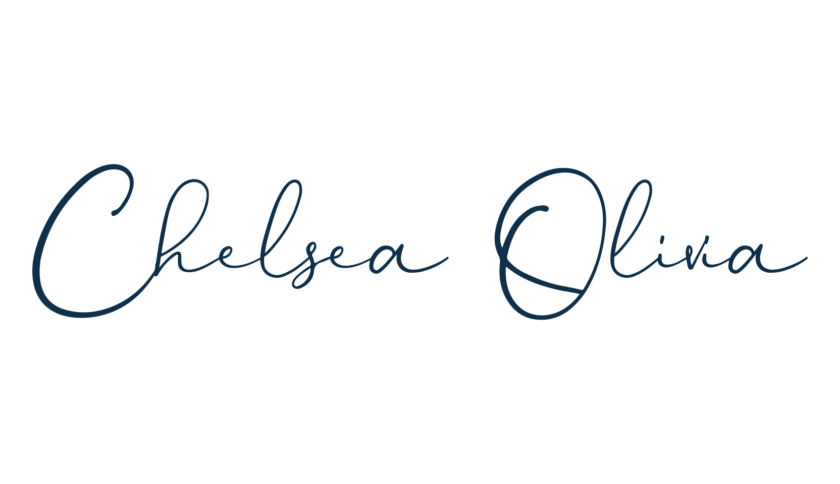 Chelsea Olivia, script handwritten fancy decorative calligraphy font preview