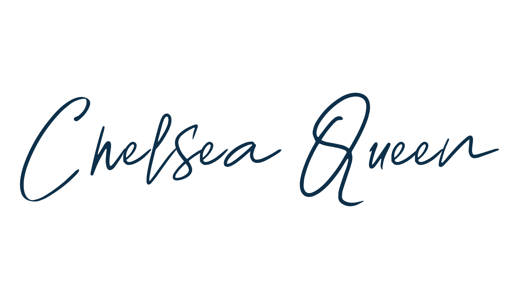 Chelsea Queen, handwriting font preview