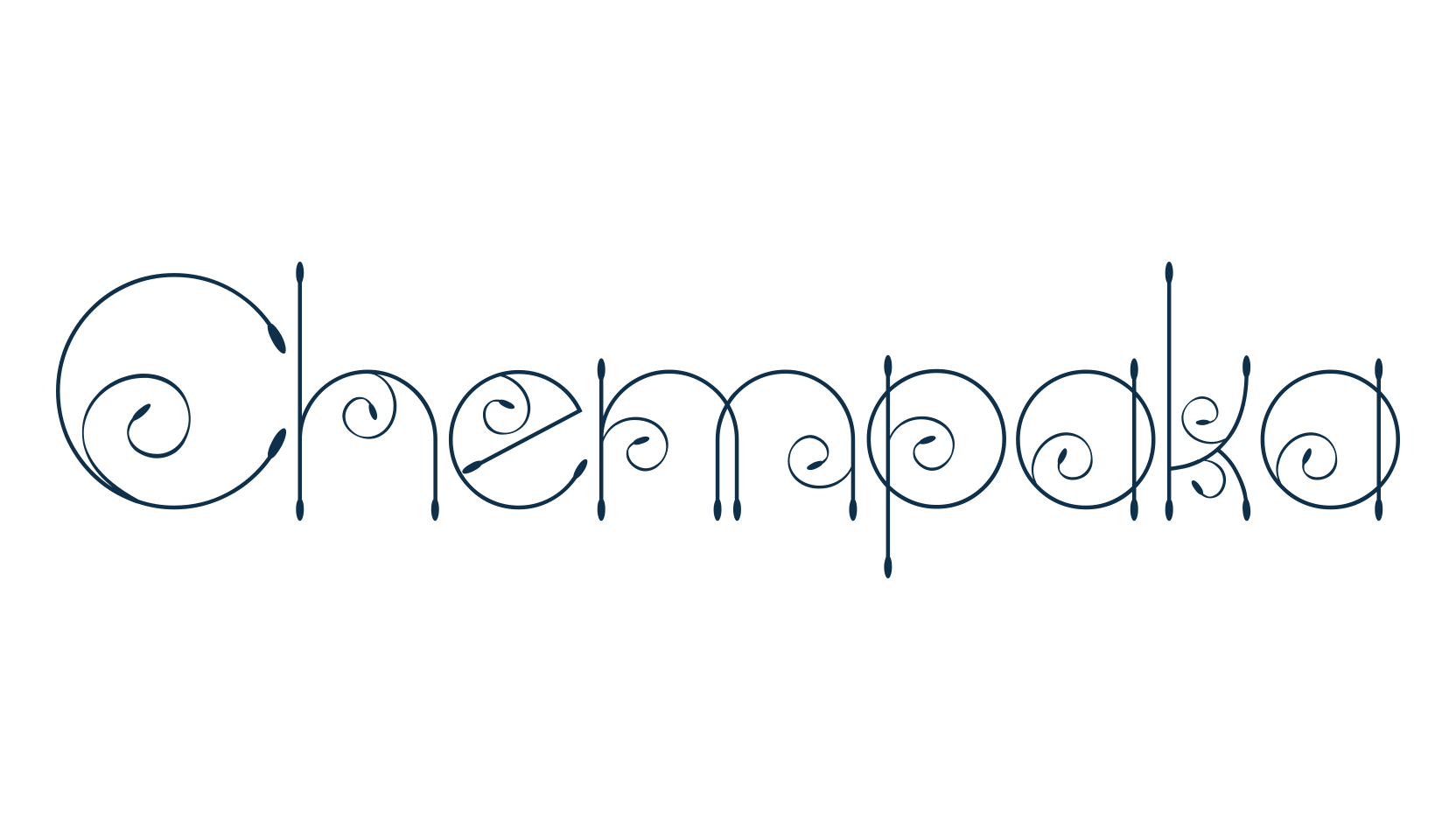 Chempaka, fancy various decorative font preview