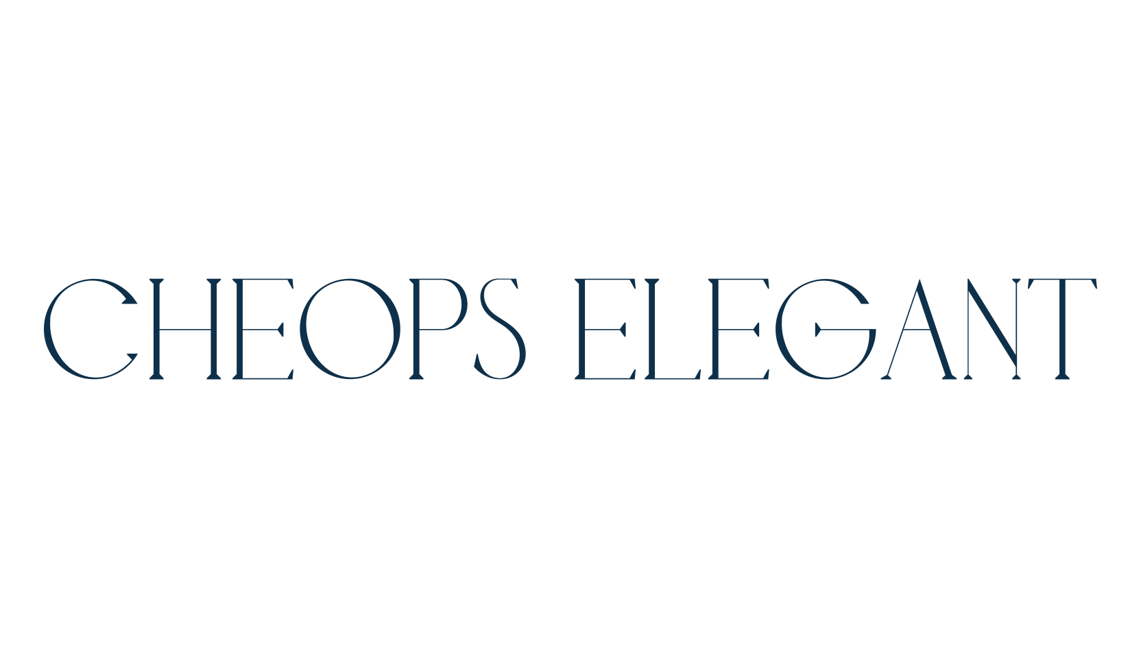 Cheops Elegant, basic serif font preview