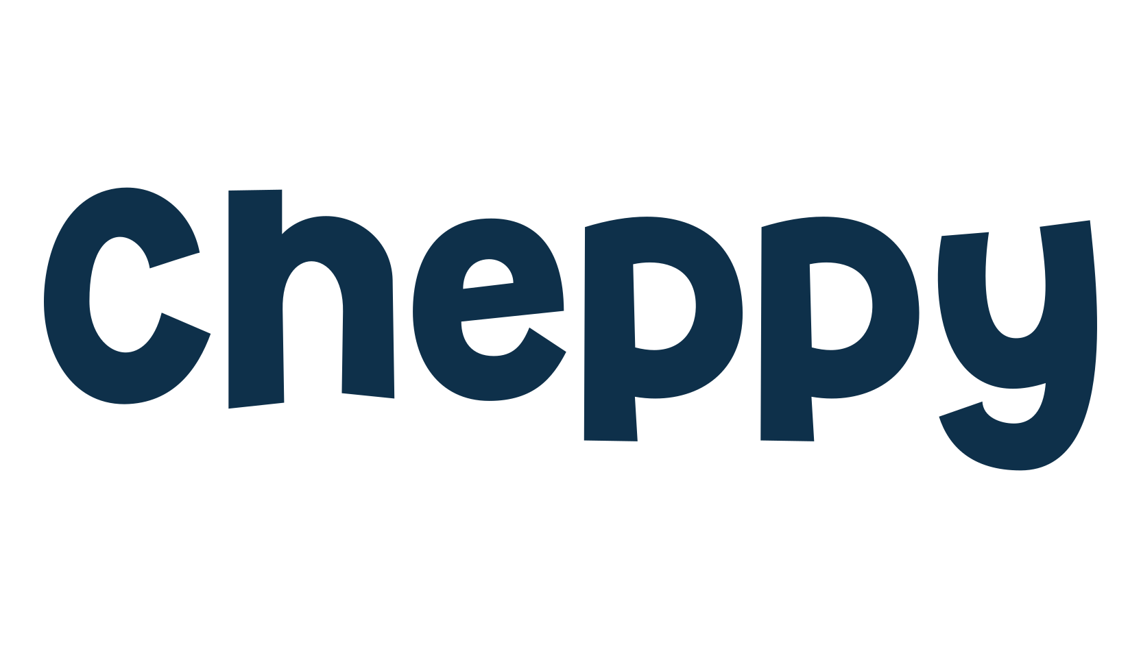 Cheppy, fancy cartoon decorative font preview