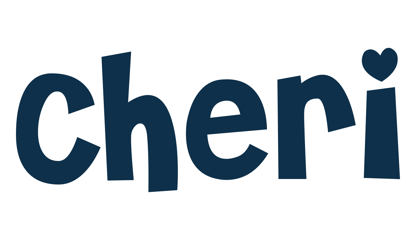 Cheri, cartoon font preview