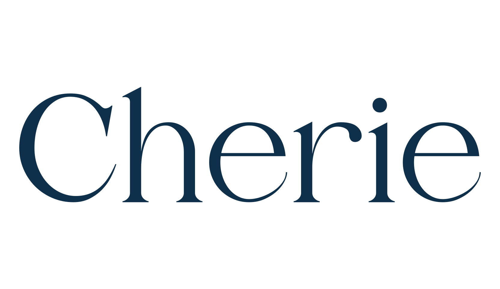 Cherie, serif font preview