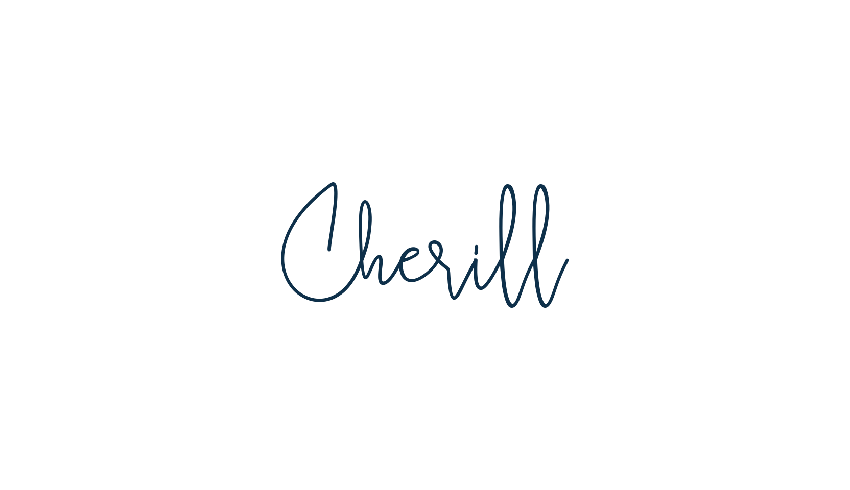 Cherill, script handwritten fancy decorative calligraphy font preview