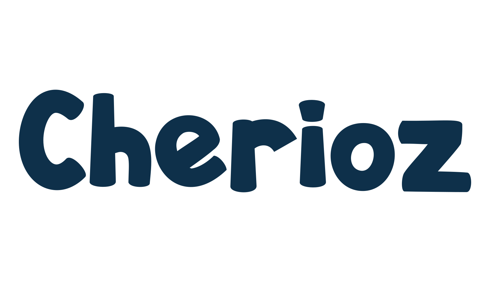 Cherioz, cartoon font preview