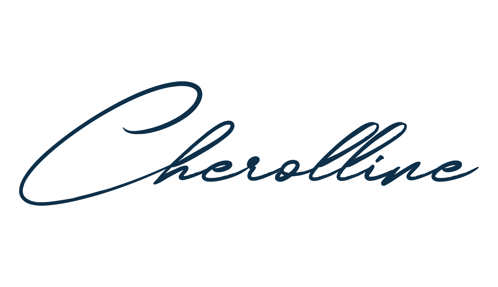 Cherolline, script handwritten fancy decorative calligraphy font preview