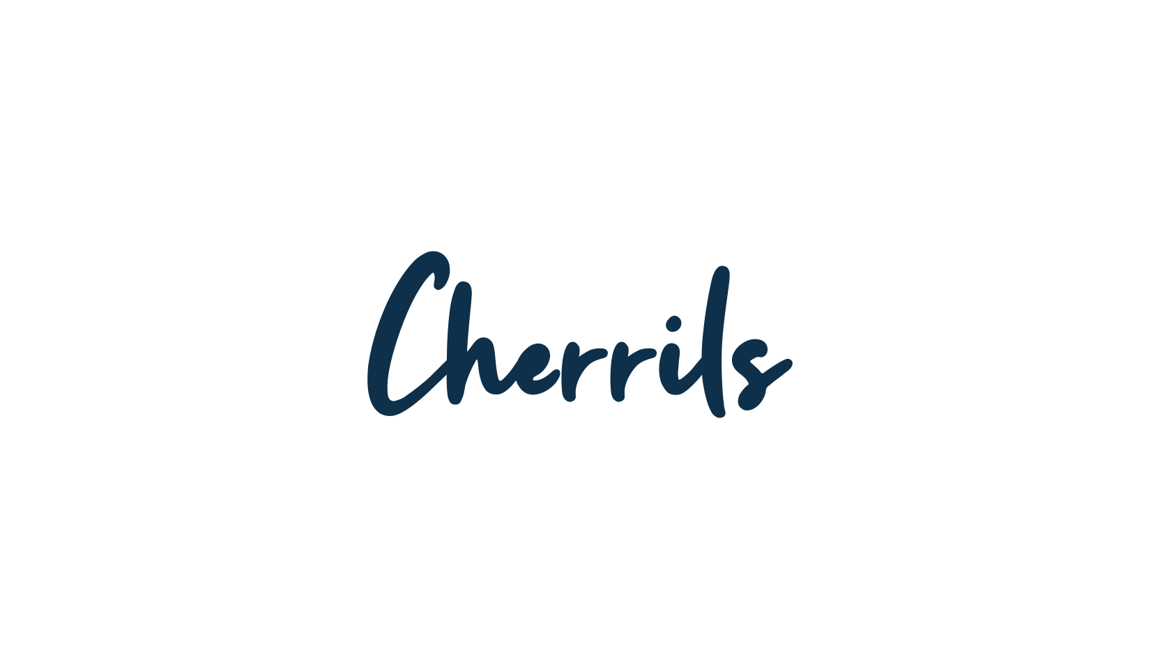 Cherrils, script handwritten fancy decorative calligraphy font preview