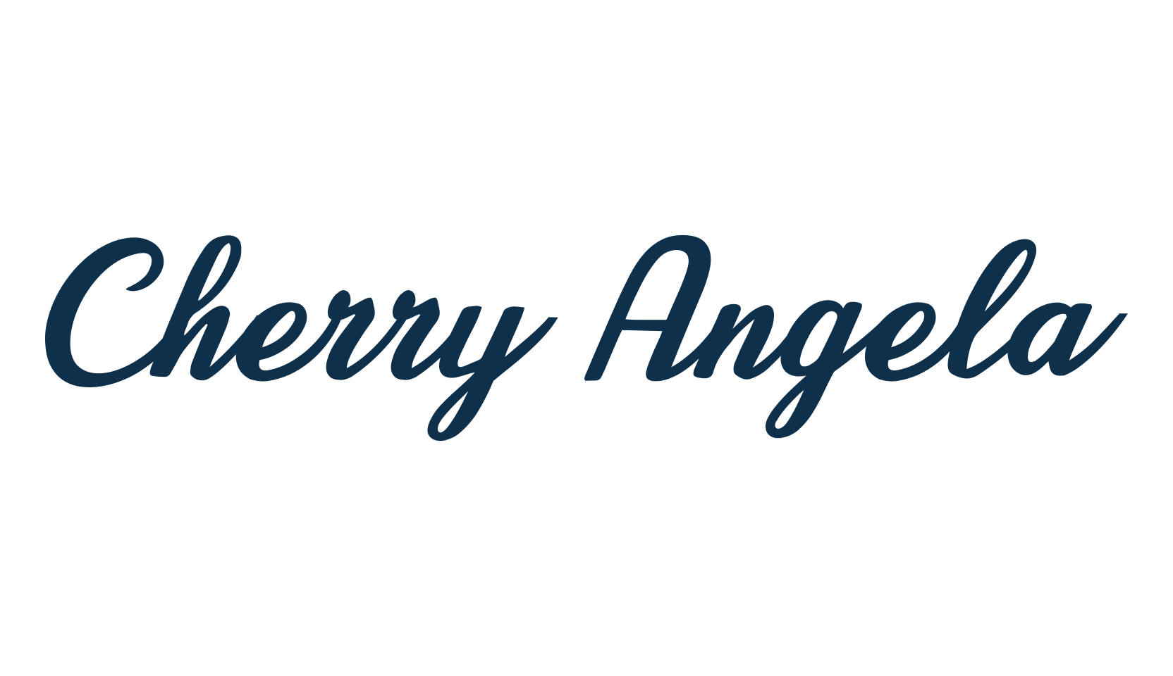 Cherry Angela, fancy various decorative script calligraphy font preview