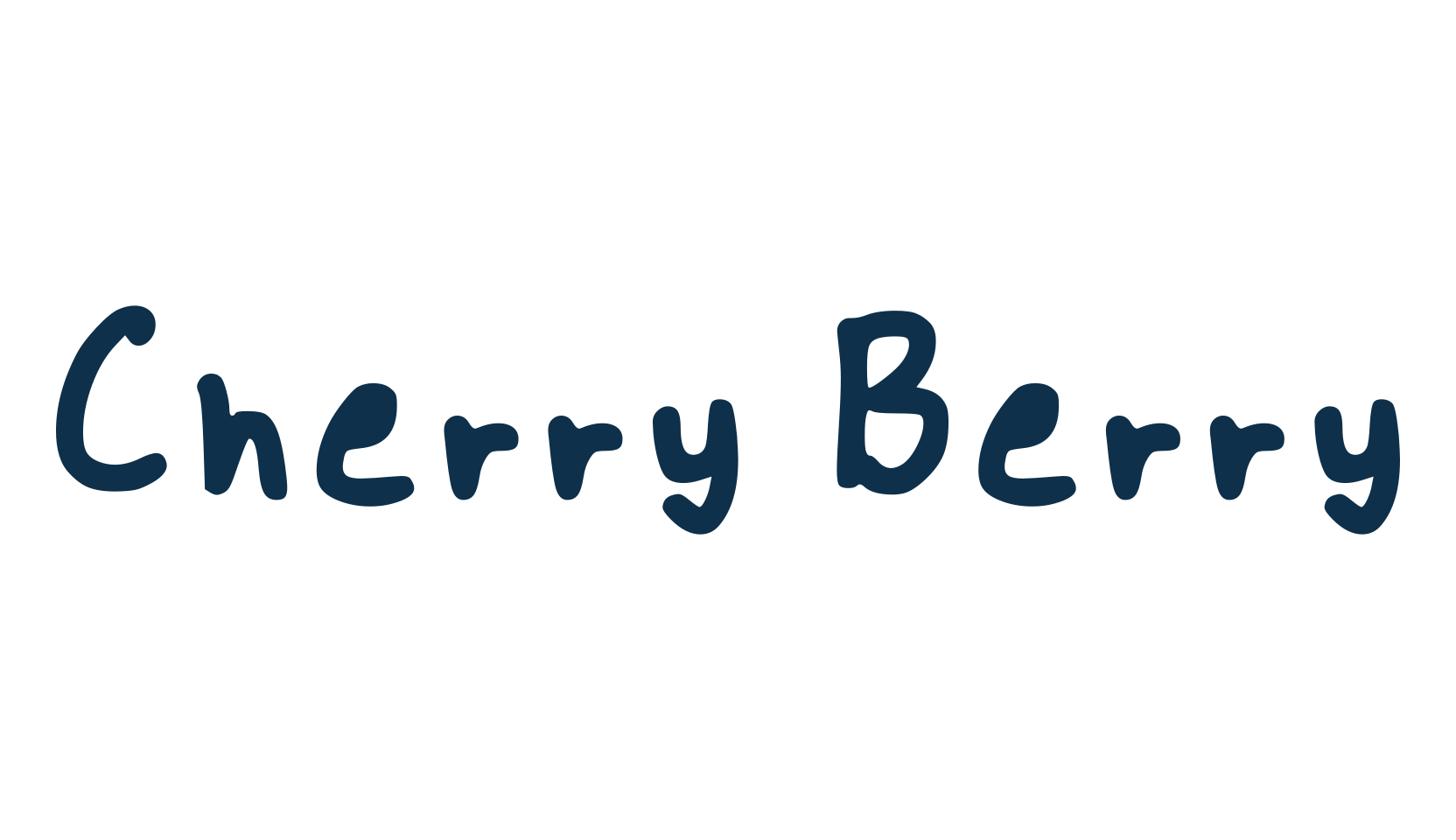 Cherry Berry, script handwritten fancy decorative calligraphy font preview