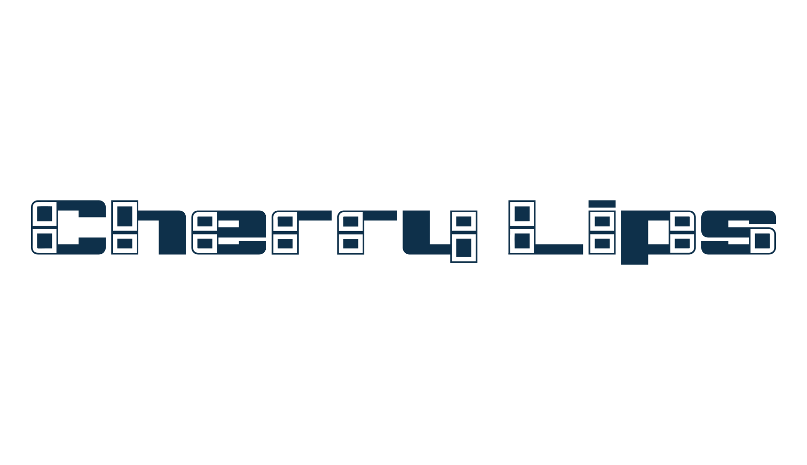 Cherry Lips, various font preview