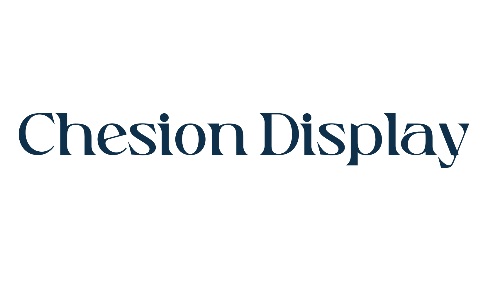 Chesion Display, basic serif font preview