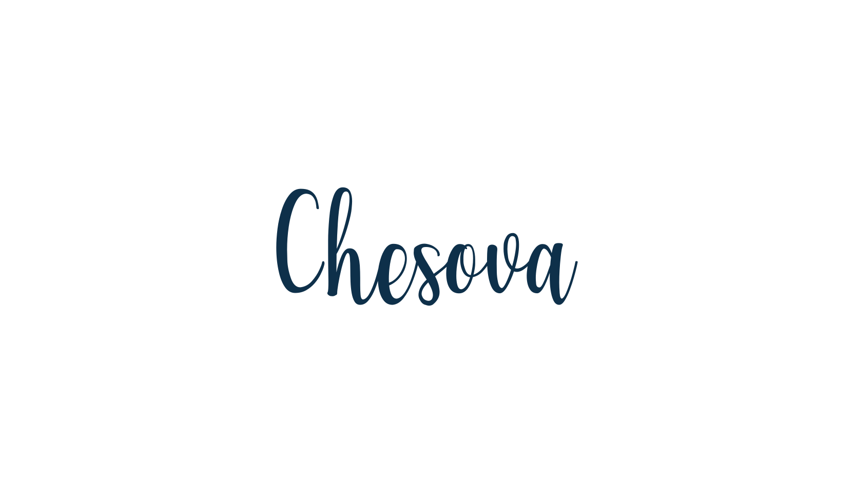 Chesova, fancy decorative font preview