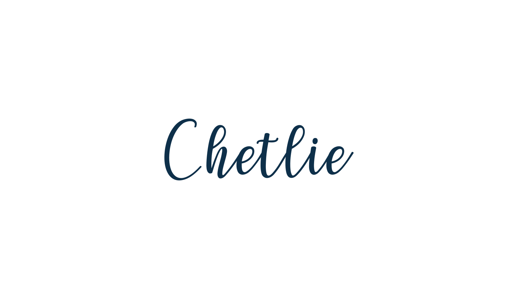 Chetlie, script calligraphy fancy decorative font preview
