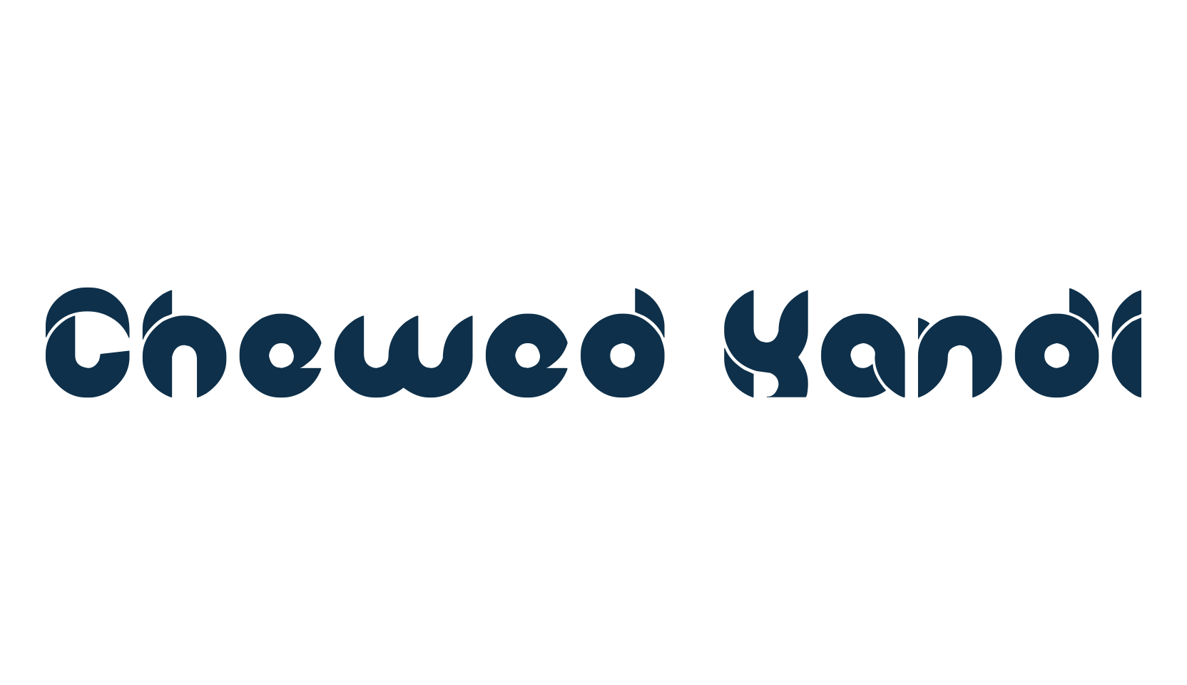 Chewed Kandi, various font preview