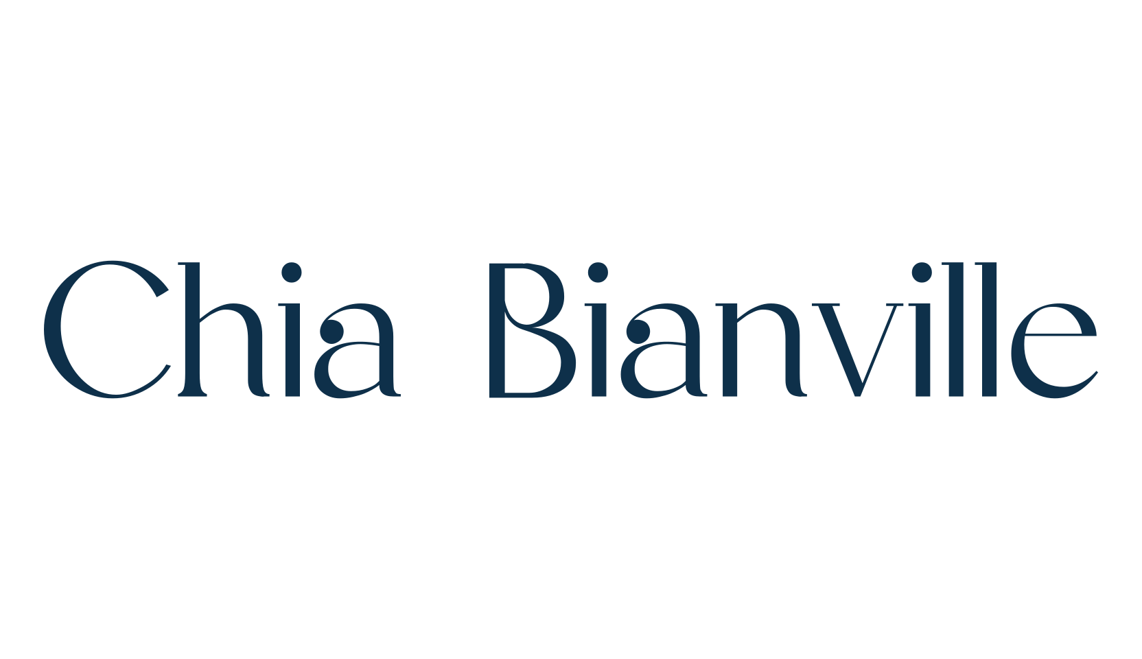 Chia Bianville, serif font preview