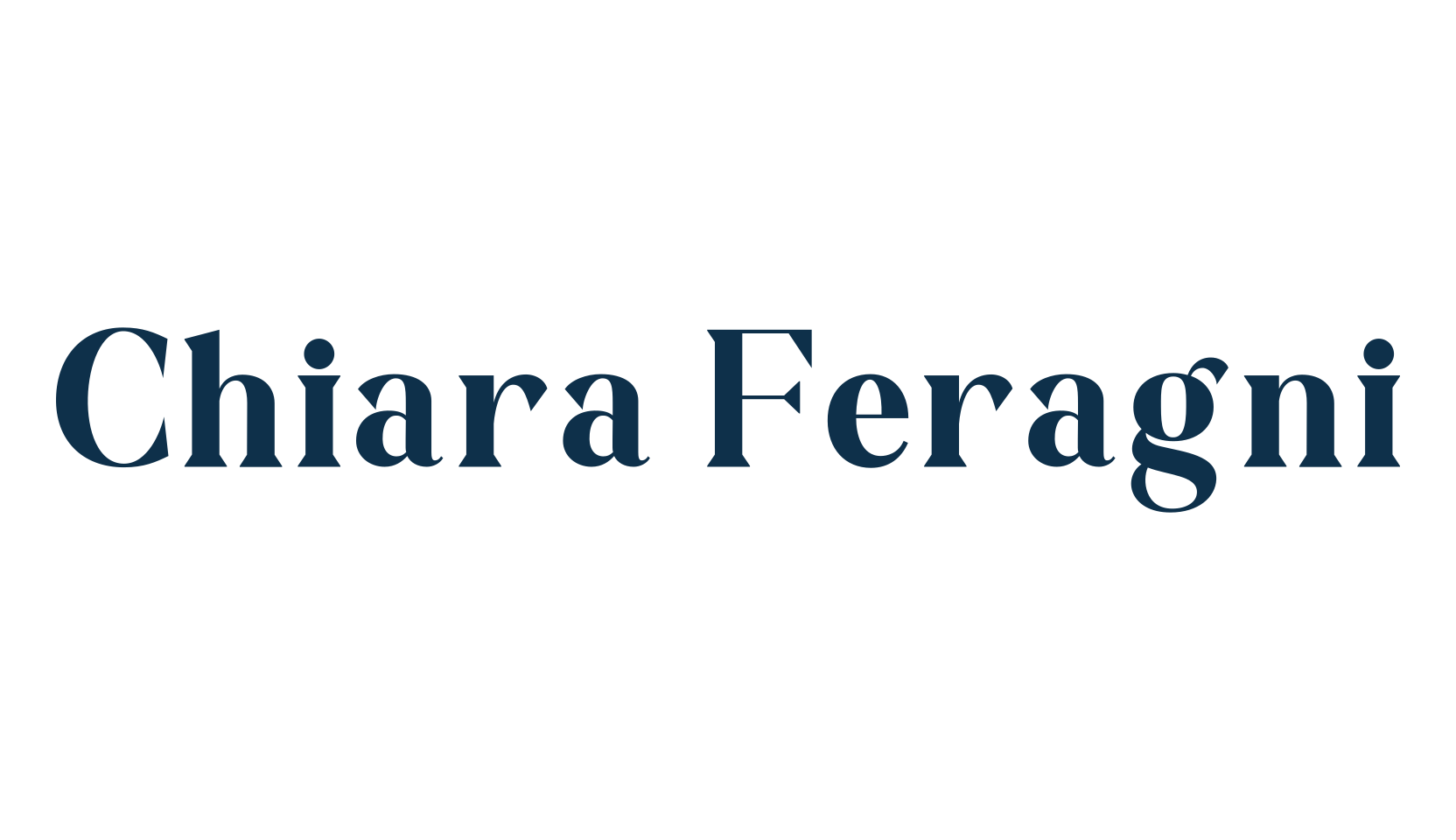 Chiara Feragni, basic serif font preview