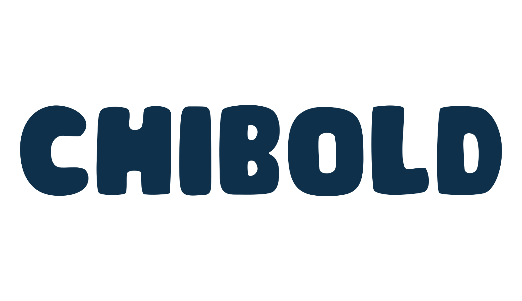 Chibold, cartoon font preview