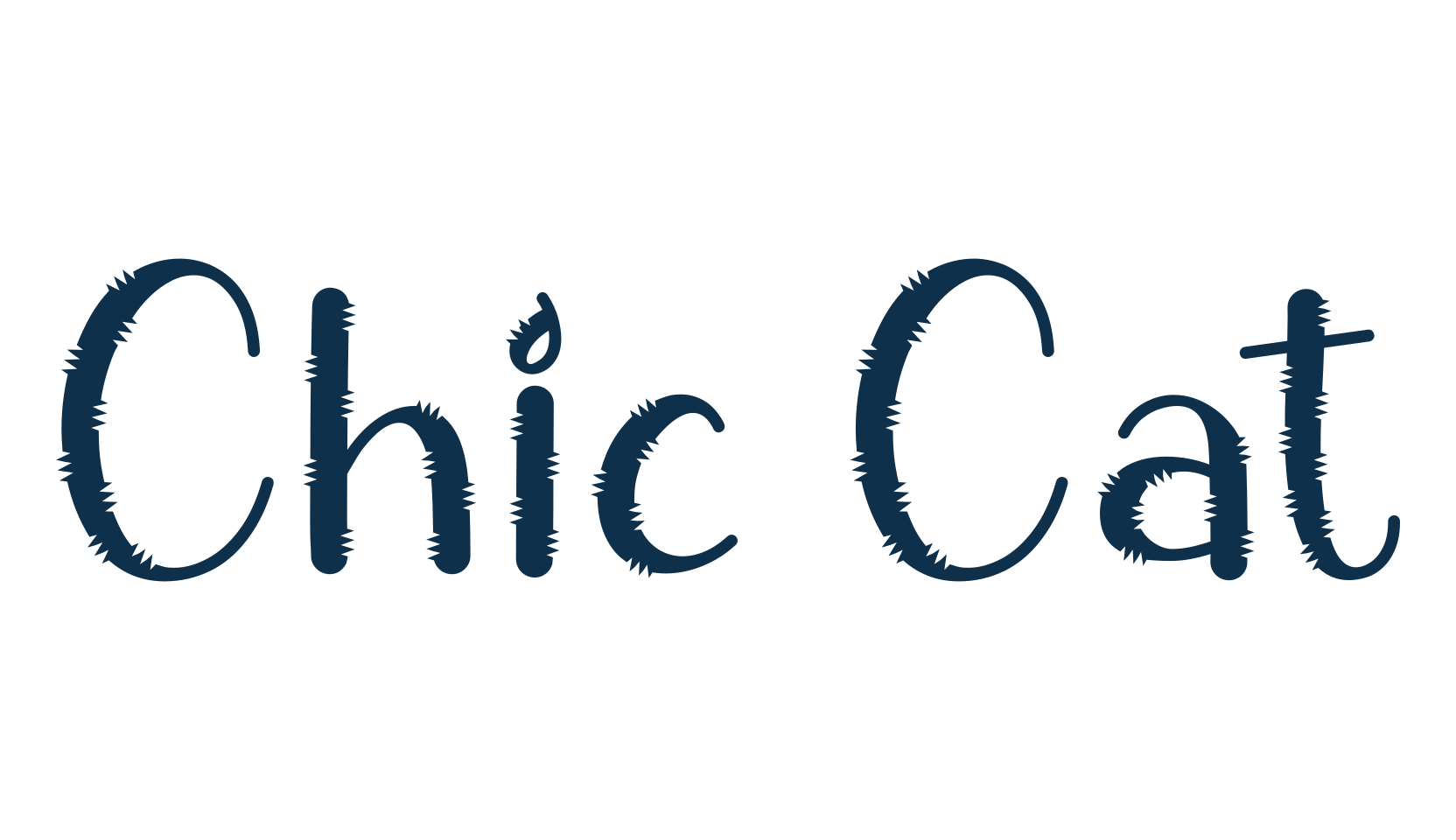 Chic Cat, fancy various decorative font preview