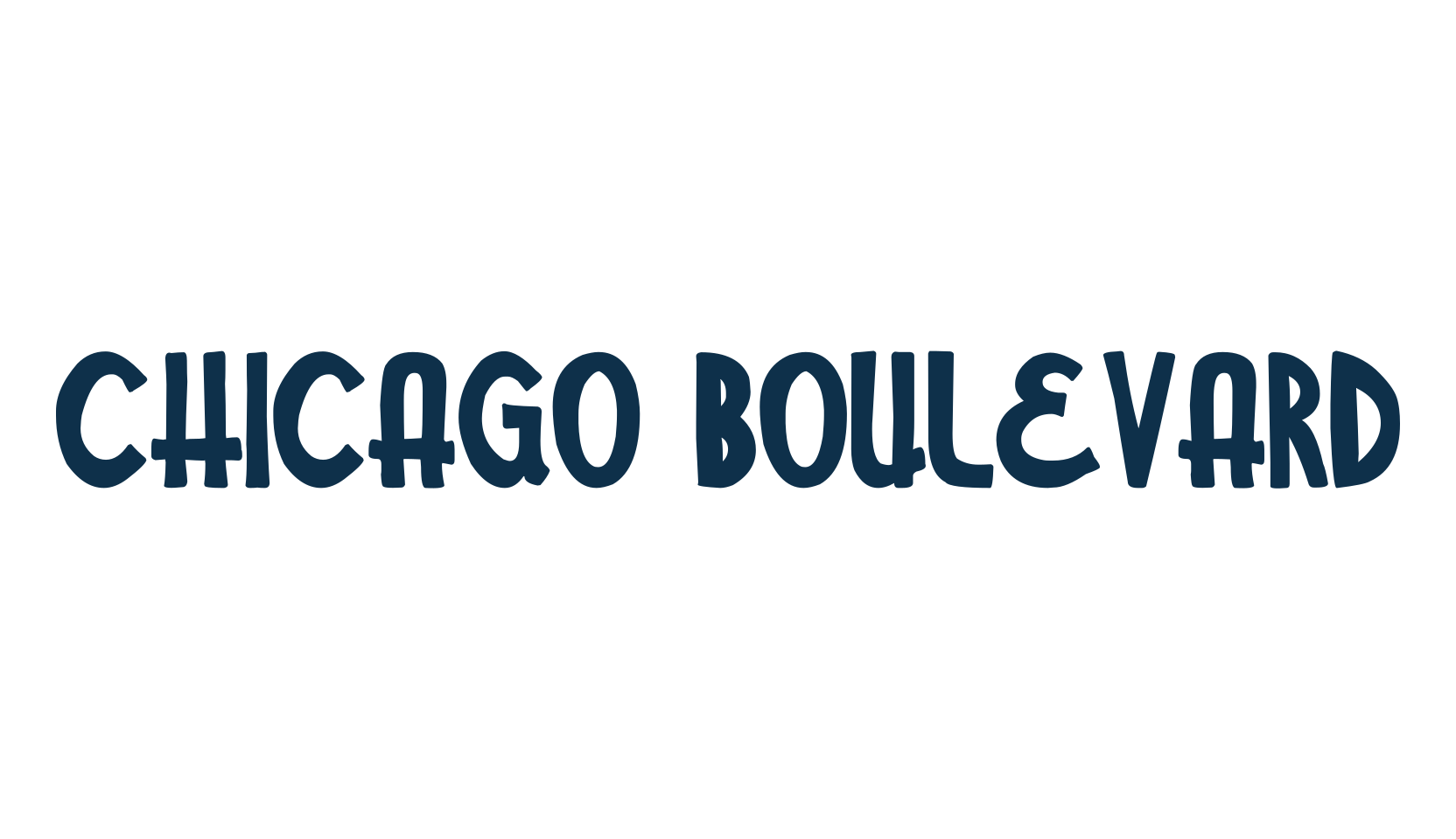 Chicago Boulevard, fancy various decorative font preview