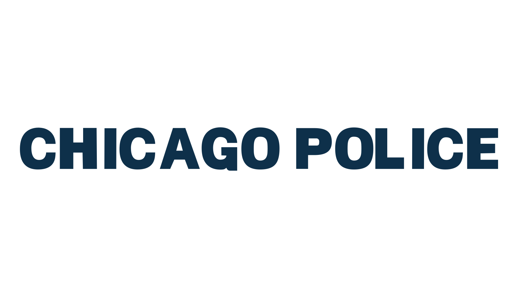 Chicago Police, basic sans serif font preview