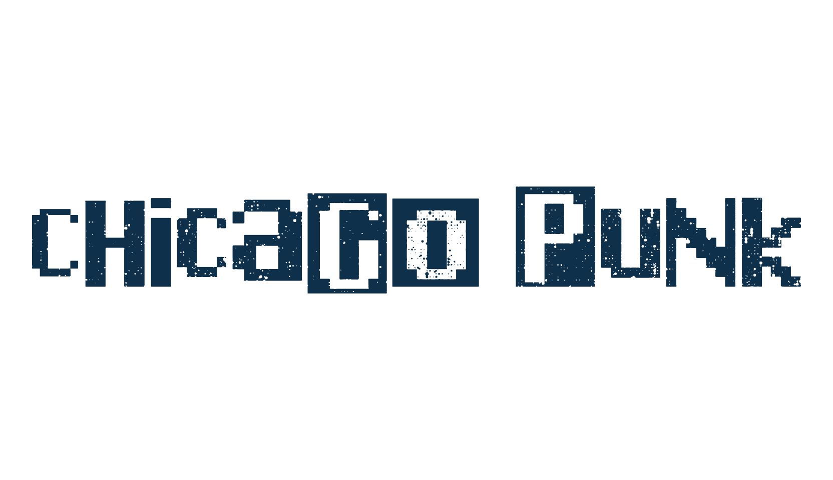 Chicago Punk, destroy font preview